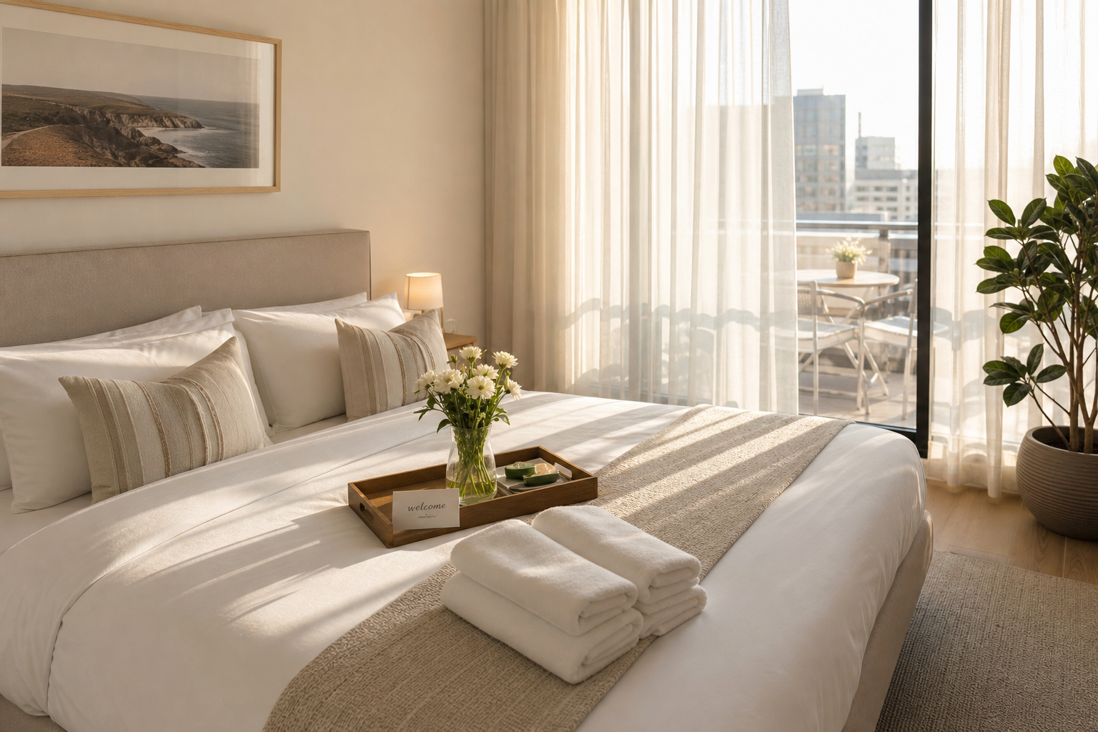 Professionally presented commercial hospitality space